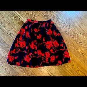 WHO WHAT WEAR Willow A Line Skirt